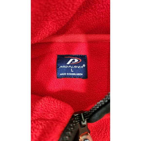 Pro Player Fleece Mens Large Ohio State Buckeyes Embroidered Logo College Zip - Picture 4 of 8